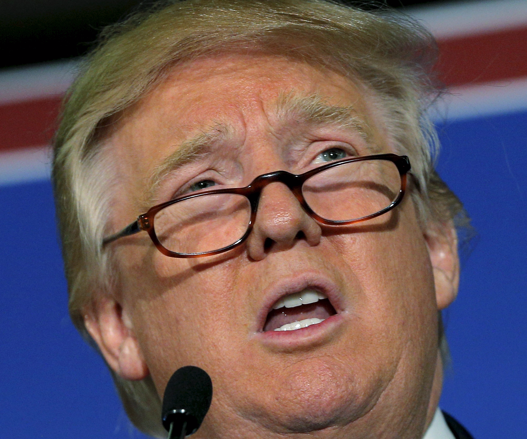 Donald-Trump Glasses Tortoise TR Eyeglasses , SpringHinges , UniversalBridgeFit Frames from ABBE Glasses