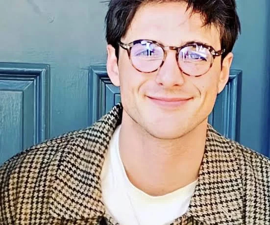 Jacob Elordi glasses Tortoise Combination Eyeglasses , UniversalBridgeFit Frames from ABBE Glasses