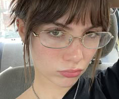 Alix Earle glasses Silver Metal Eyeglasses , NosePads Frames from ABBE Glasses