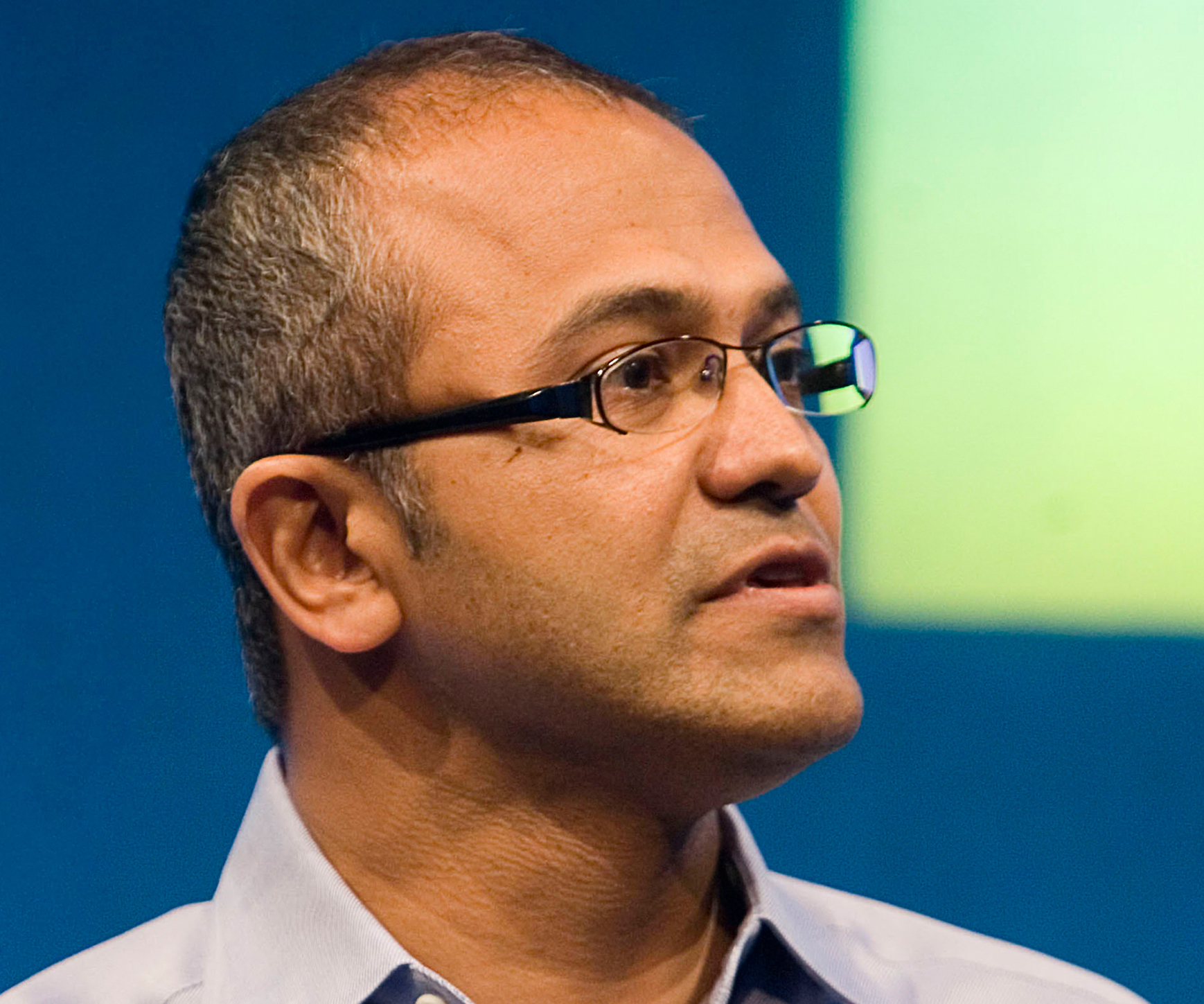 Satya Nadella glasses Black Metal Eyeglasses , NosePads Frames from ABBE Glasses